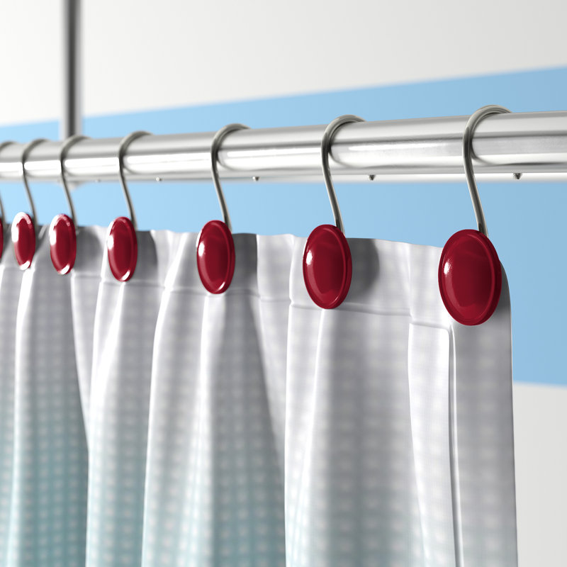 Hashtag Home Calahan Button Shower Curtain Hooks & Reviews